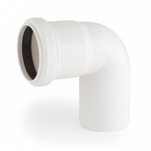 Отвод канализационный 32/90° Ростурпласт белый