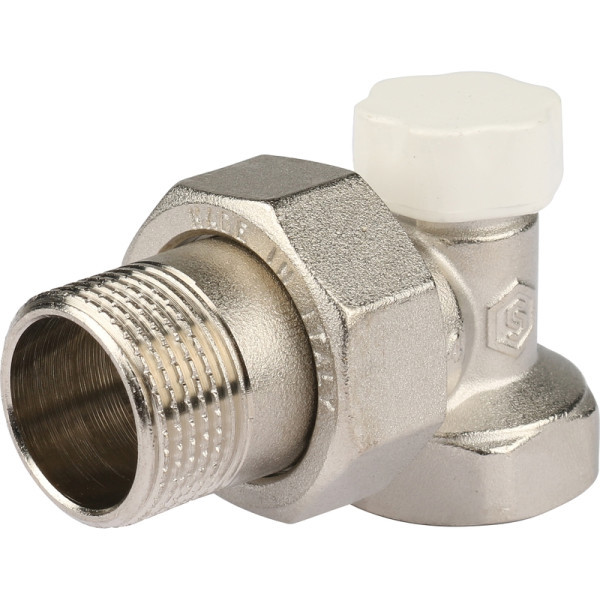 Клапан запорно-балансировочный угловой 3/4 STOUT