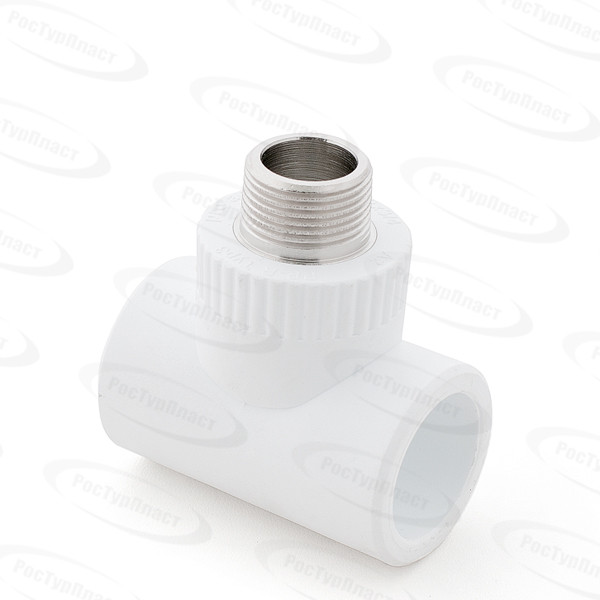 Тройник PP-R 32x1x32 с наружной резьбой РосТурПласт