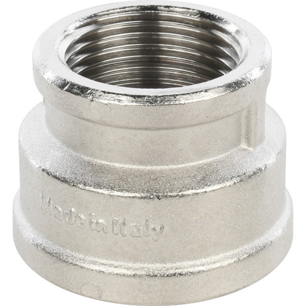 Латунная муфта 1x1 1/4 переходная STOUT