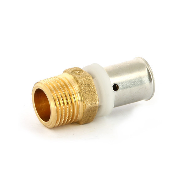 Пресс муфта 16x3/4 с наружной резьбой Uni-Fitt