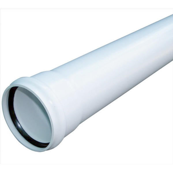 Канализационная труба белая 40x1500 1.8 РосТурПласт ELITE