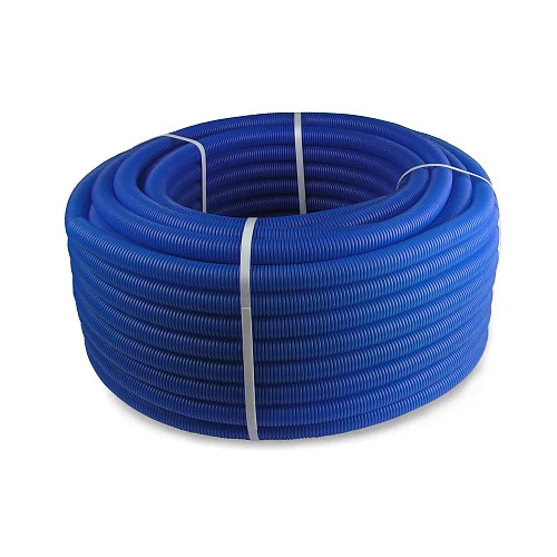 Труба гофрированная 28/25 синий РосТурПласт